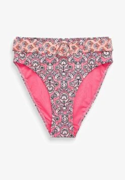 Next HIGH WAIST BELTED STANDARD - Bikini-Hose - Pink Woodblock -Next be730c703c724215b6bea27ad4562fbb