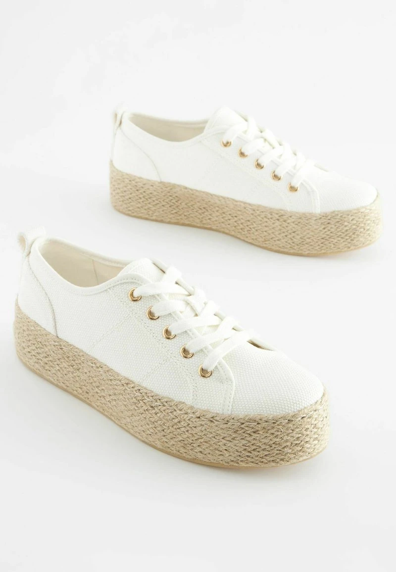 Next FOREVER COMFORT FLATFORM - Espadrille - White 2 Next FOREVER COMFORT FLATFORM - Espadrille - White – Bild 2