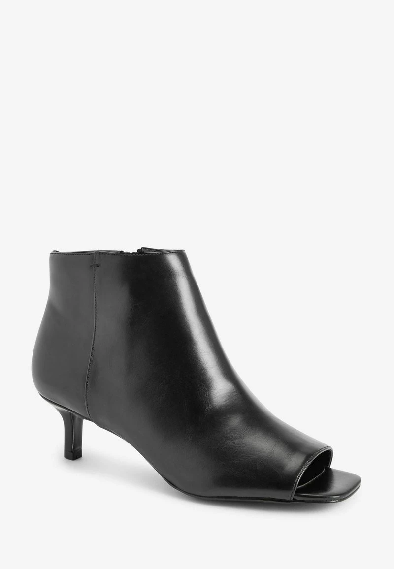 Next FOREVER COMFORT OPEN TOE KITTEN HEEL STANDARD - Ankle Boot - Black 2 Next FOREVER COMFORT OPEN TOE KITTEN HEEL STANDARD - Ankle Boot - Black – Bild 2