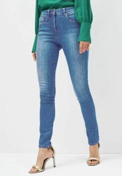 Next Single Button Lift - Jeans Slim Fit - Mid Blue