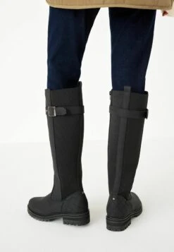 Next FOREVER COMFORT® STITCH DETAIL KNEE HIGH REGULAR/WID - Plateaustiefel - Black -Next c15ea92fecbc40a98fbe514786b52cbe