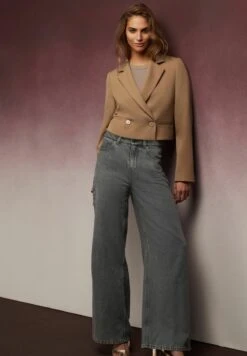 Next CROPPED TAILORED STANDARD - Blazer - Natural