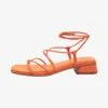 Next FOREVER COMFORT KNOT DETAIL ANKLE STRAP STANDARD - Riemensandalette - Orange