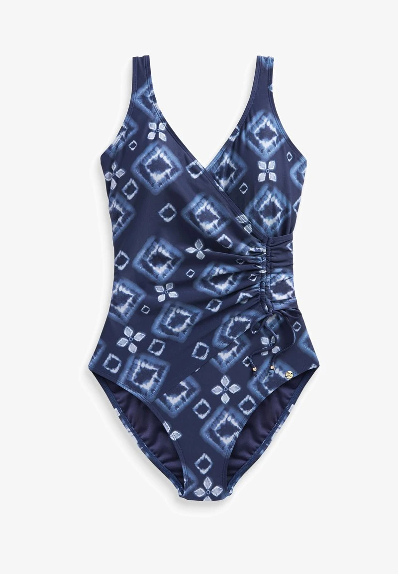 Next RUCHED SIDE TUMMY CONTROL STANDARD - Badeanzug - Navy Blue Aztec 2 Next RUCHED SIDE TUMMY CONTROL STANDARD - Badeanzug - Navy Blue Aztec – Bild 2