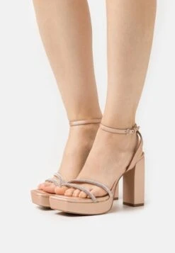 Next FOREVER COMFORT BLING TWIST STANDARD - High Heel Sandalette - Rose Gold -Next c951db8a45864e768ddff56cbe70ef55