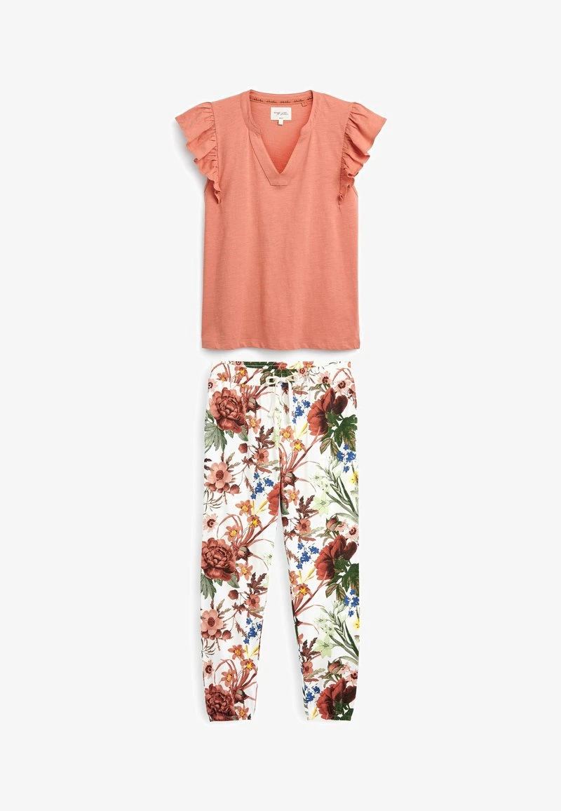 Next SET - Nachtwäsche Set - Coral Pink Floral 5 Next SET - Nachtwäsche Set - Coral Pink Floral – Bild 5
