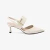 Next FOREVER COMFORT HARDWARE SLINGBACK - Pantolette Hoch - Bone