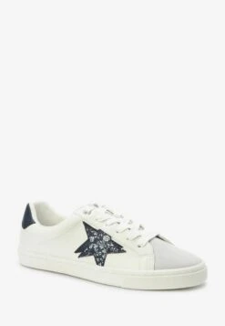 Next FOREVER COMFORT® DOUBLE STAR STANDARD - Sneaker Low - White Blue -Next c9b6d4d8d469466e84d5178dbb9902a6