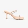 Next FOREVER COMFORT DOUBLE BAND STANDARD - Pantolette Hoch - Nude Cream