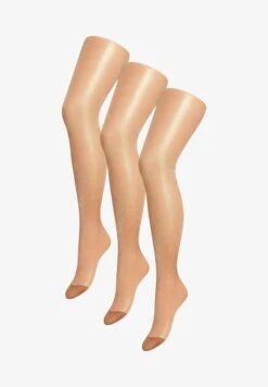 Next 3PACK - Strumpfhose - Brown