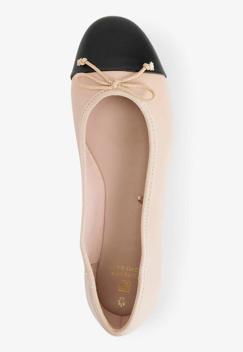 Next FOREVER COMFORT - Klassischer Ballerina - Nude Cream Black 5 Next FOREVER COMFORT - Klassischer Ballerina - Nude Cream Black – Bild 5