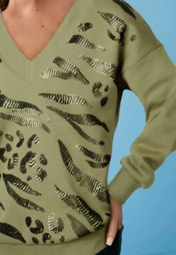 Next GRAPHIC - Sweatshirt - Green -Next cc9011cfbc8a4146ad993843755aa66e