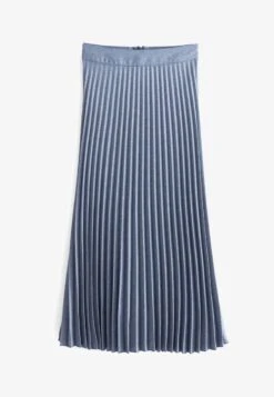Next TAILORED PLEATED MIDI STANDARD - Faltenrock - Navy Blue -Next cd3be844c4f34c2a87b29415f2ca47e7