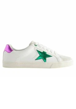 Next FOREVER COMFORT DOUBLE STAR - Sneaker Low - White/purple -Next cd6a521d8f544f498740df4014905e16
