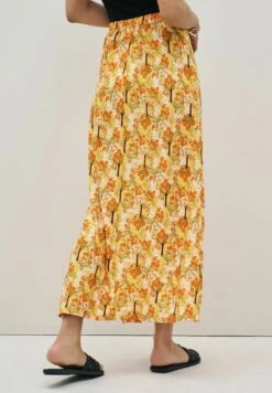 Next PLEAT FRONT DETAIL - Faltenrock - Orange Ditsy -Next cff59ce1b8044f81bb653e940f26f018