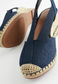 Next FOREVER COMFORT ELASTIC CLOSED TOE - Keilpumps - Navy Blue -Next d03c1906f20b4f2c8456e9c3fb7772b6