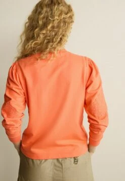 Next BRODERIE SLEEVE - Sweatshirt - Orange -Next d077906fb09d4c46bc9d790bcdba082a