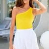 Next ONE SHOULDER STANDARD - Top - Yellow