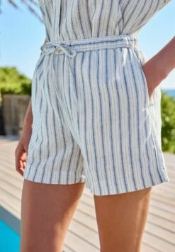 Next STRIPE ELASTICATED PULL ON - Shorts - Blue -Next d12f5425b3a2410385706d903d66a8c6