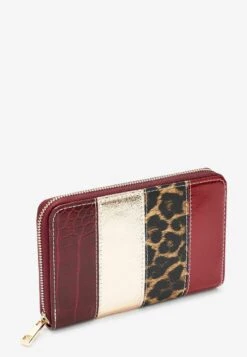 Next SPLICED MIDI ZIP - Geldbörse - Red Animal Print -Next d1684a1a0945448e8478809fe8d06421