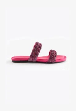 Next FOREVER COMFORT JEWELLED STANDARD - Pantolette Flach - Pink -Next d25c2813ed4f48828a757451bccd638a