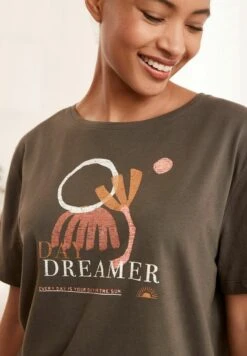 Next BLEND SET STANDARD - Nachtwäsche Set - Washed Grey Slogan -Next d2d486ff0b1d48eb977103a1a824a9e8