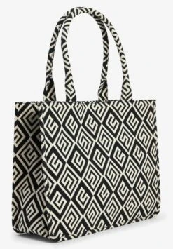 Next JACQUARD STANDARD - Shopping Bag - Black/white -Next d35f406af8974eb1a327f4ba2f4b1ee9