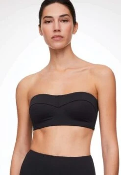 Next 2 PACK STANDARD - Bikini-Top - Tan Stripe Black Leaf -Next d384887b22af4e0fae119d3cb91847bf