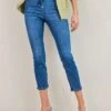 Next CROPPED - Jeans Straight Leg - Mid Blue