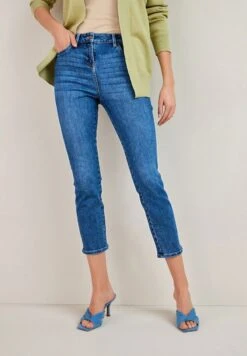 Next CROPPED - Jeans Straight Leg - Mid Blue