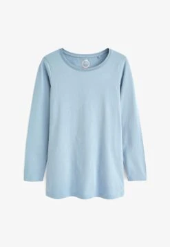 Next LONGLINE LONG SLEEVE CREW NECK STANDARD - Langarmshirt - Duck Egg Blue -Next d49a27246425445686ae993e1d4c26e1