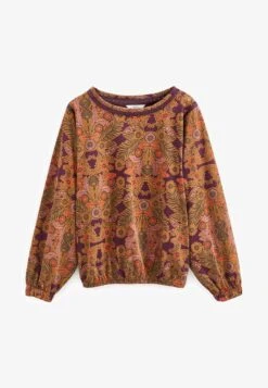 Next LONG SLEEVE - Langarmshirt - Rust Brown Paisley -Next d4a9251c76f94e24aeff4cdc5266b788