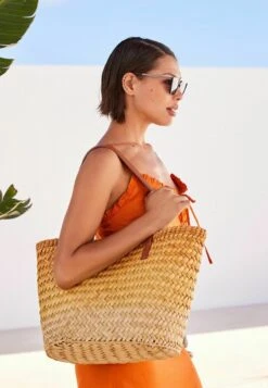 Next OMBRE WEAVE BASKET - Handtasche - Natural Ochre Yellow 11 Next OMBRE WEAVE BASKET - Handtasche - Natural Ochre Yellow -Next d687ebec657046268ef1ffee6f6ba035 1