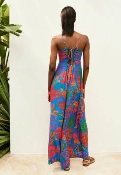 Next STRAPPY SLEEVELESS WIDE LEG STANDARD - Jumpsuit - Multi Coloured Large Scale Floral Print -Next d6935b9b11a54a6cac91c61a9a97a0a2