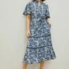 Next STANDARD - Freizeitkleid - Blue Paisley Print