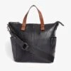 Next CONTRAST STRAP HANDHELD - Shopping Bag - Black