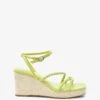 Next FOREVER COMFORT ROPE STANDARD - Keilsandalette - Lime Green