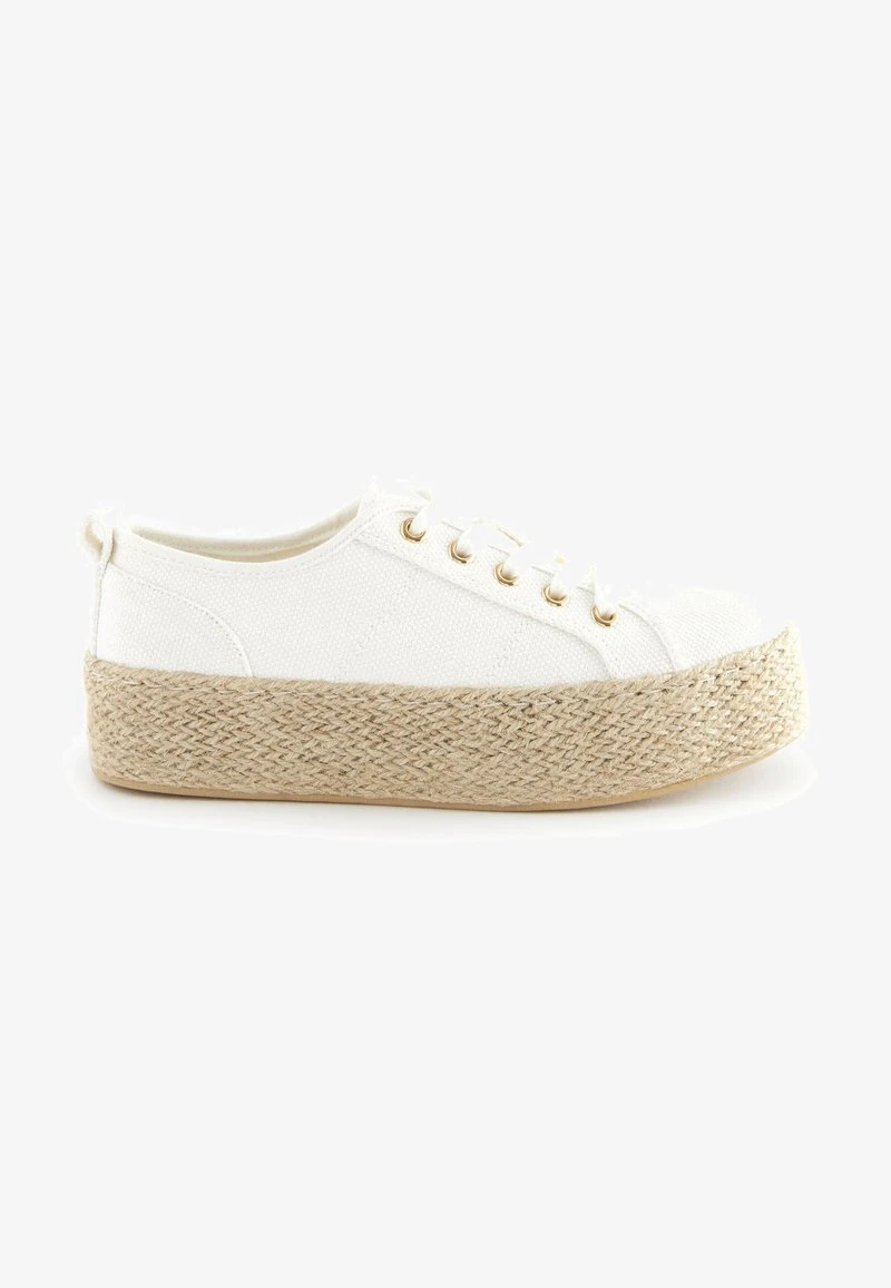 Next FOREVER COMFORT FLATFORM - Espadrille - White 1 Next FOREVER COMFORT FLATFORM - Espadrille - White