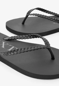 Next PLAITED - Zehentrenner - Black -Next d9043db2f02c43369038d29c0847377c