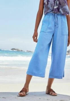 Next CULOTTES - Flared Jeans - Bright Blue