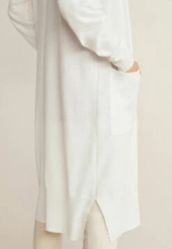 Next LONGLINE - Strickjacke - White -Next dac8e6048ea3442ea9c564b629756f14