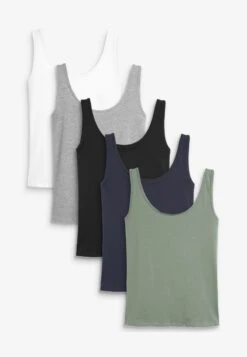 Next 5 PACK THICK STRAP - Top - Multi-coloured