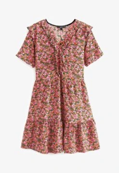 Next RUFFLE DETAIL MINI SMOCK - Freizeitkleid - Green Floral -Next dd5f7c969d3445b5a49f26565d35fb27