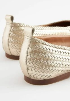 Next FOREVER COMFORT WEAVE - Klassischer Ballerina - Gold -Next df34c0e495f24dceb0b38d32db513808