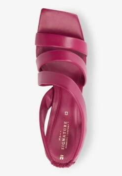 Next SIGNATURE ASYMMETRIC STRAP - Riemensandalette - Pink -Next e13bbe9dc3d144c08106d7e8e82c1dd4