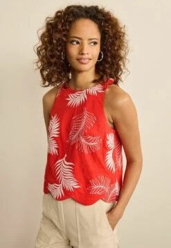 Next EMBROIDERED PALM - Bluse - Red -Next e32ec25bfe07489c8852aeb589fcfdc9 1