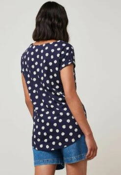 Next 3 PACK - T-Shirt Print - Daisy Print Blue White -Next e3a84bd843cd463385339a11d063f877