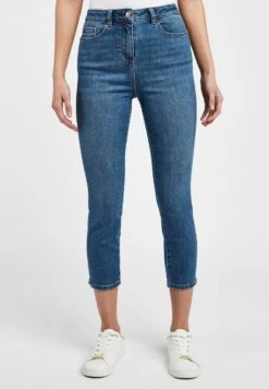 Next CROPPED STANDARD - Jeans Skinny Fit - Mid Blue Denim