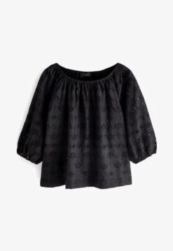 Next OFF THE SHOULDER BRODERIE STANDARD - Bluse - White -Next e49003fa6e5143b4bb3a143b7182c42b