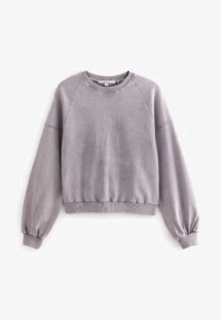 Next WASHED STANDARD - Sweatshirt - Lilac Purple -Next e6489b3478e94d0793033dedc6522a14